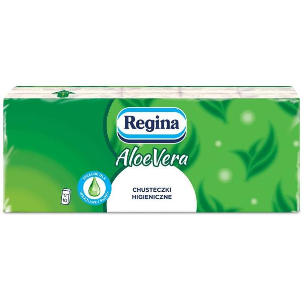 Regina chusteczki 4-warstwowe Delicatis 10x9 sztuk Aloe Vera