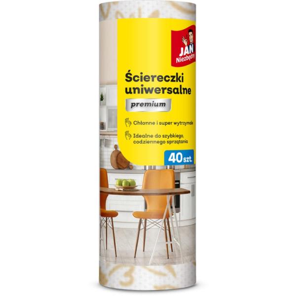 Jan Niezbędny ściereczki na rolce premium 40szt.