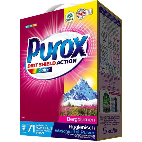 Purox proszek do prania kolor 5kg karton