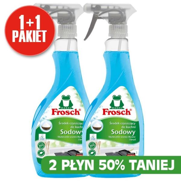 Frosch pakiet 2szt. spray do kuchni 500ml (1+1-50%) Soda