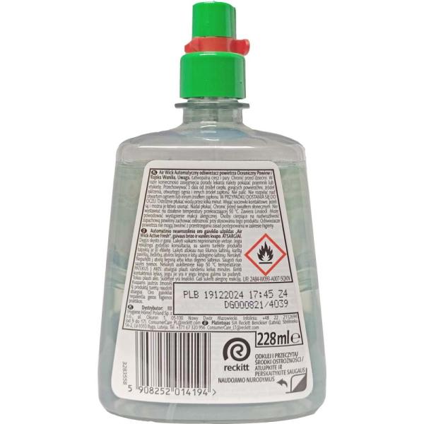 Air Wick Active Fresh automatyczny odświeżacz powietrza 228ml Oceaniczny Powiew i Rajska Wanilia 