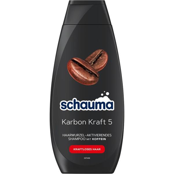 Schauma szampon 400ml MEN Karbon Kraft