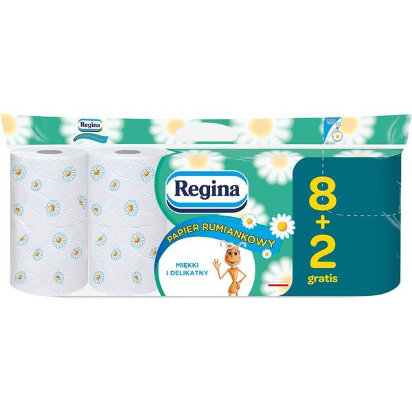 Regina papier 3W Rumiankowy 8+2 rolki

