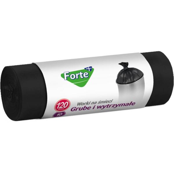 Forte+ worki na śmieci Optima LDPE 120L 10szt.