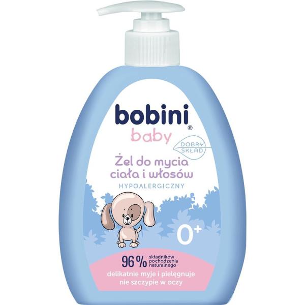 Bobini Baby żel do ciała i włosów dla dzieci 300ml pompka