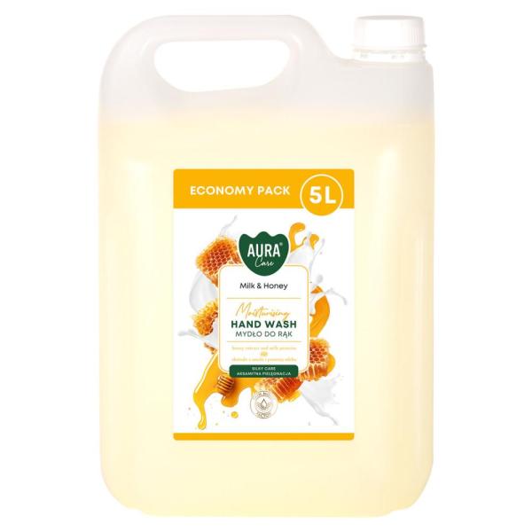Bispol Aura mydło w płynie zapas 5L Miód i Mleko (AHW-005-006) 