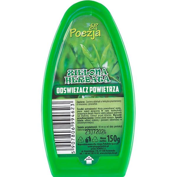 Poezja odświeżacz w żelu łódka zielona herbata 150g