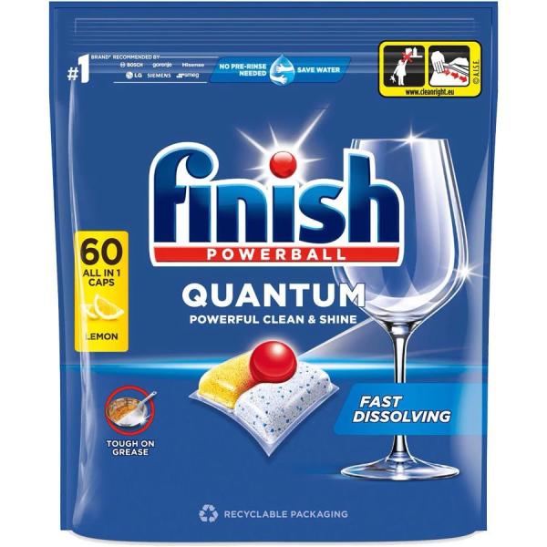 Finish Quantum tabletki do zmywarki 60szt. Lemon