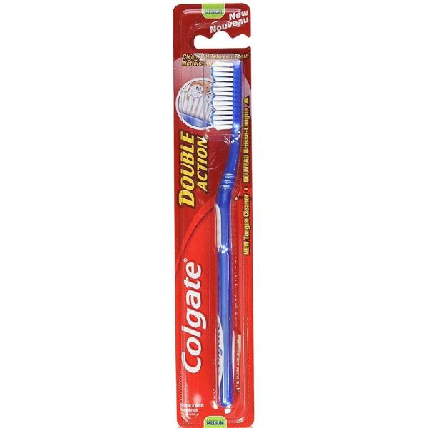 Colgate Double Action średnia szczotka do zębów