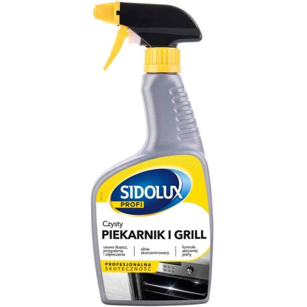 Sidolux Profi płyn do mycia piekarników i grilli 500ml rozpylacz