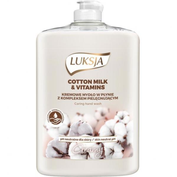 Luksja mydło w płynie 500ml Cotton Milk & Vitamins

