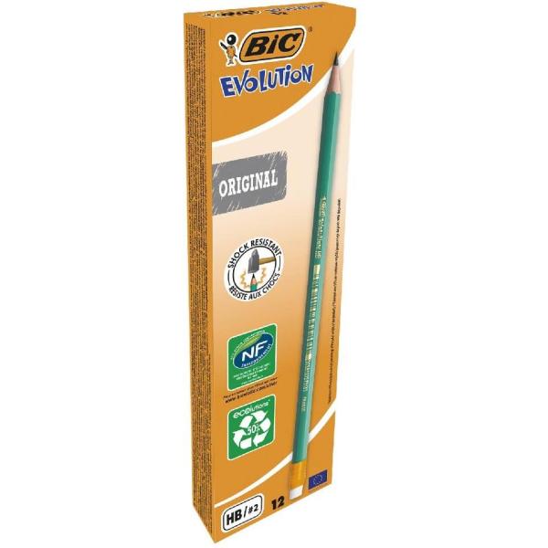 BIC ołówek z gumką Eko Evolution 12 sztuk
