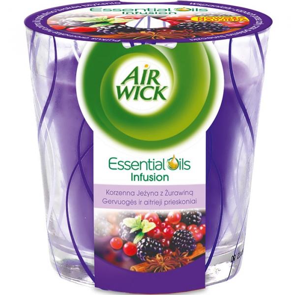 Air Wick świeczka zapachowa Jeżyna z żurawiną 105g
