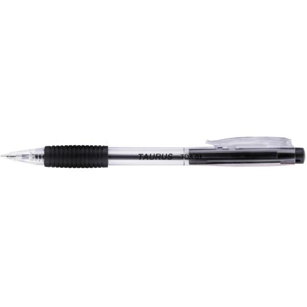 Taurus TDA-01 długopis automatyczny 0,7mm 50 sztuk Czarny
