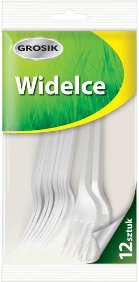 Grosik jednorazowe widelce 12 szt. plastik