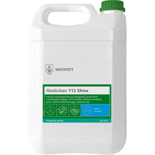 Mediclean 112 Shine emulsja samopołyskowa do pielęgnacji podłóg 5L 
