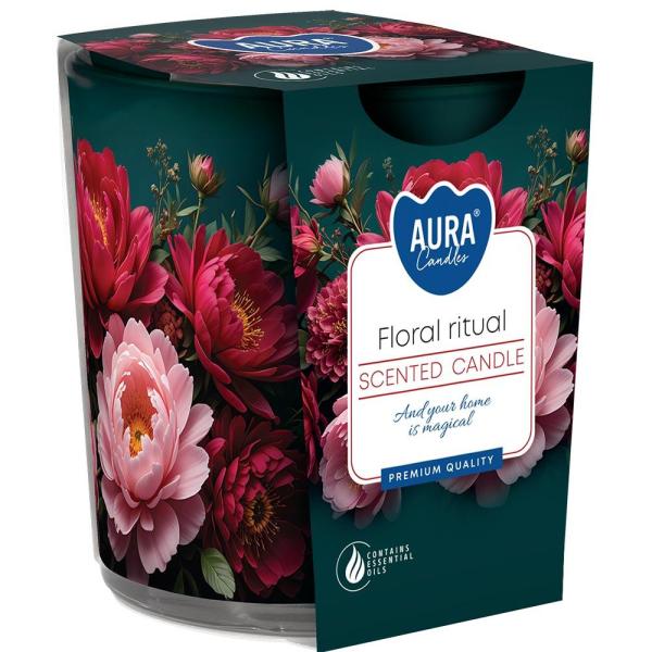 Bispol Aura świeca zapachowa sn72s-62 Floral Ritual