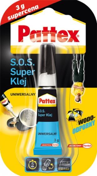 Pattex S.O.S. Super Klej uniwersalny 3g