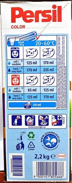 Persil Deep Clean proszek do prania 2,2kg Kolor karton

