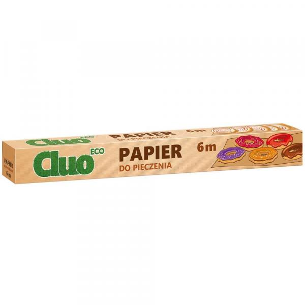 Cluo Eco papier do pieczenia 6 metrów kartonik

