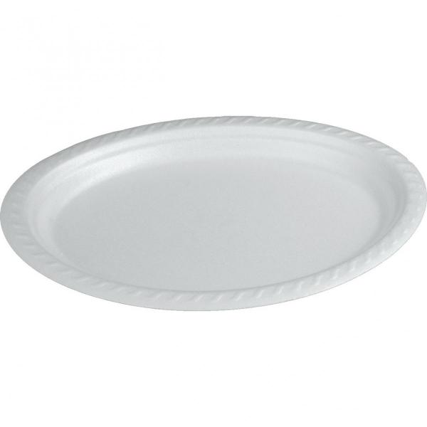 Talerz XPS owalny styropianowy 50 sztuk
