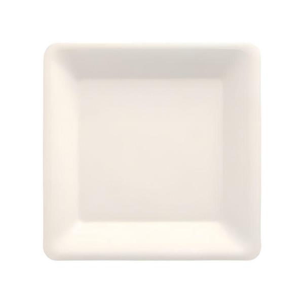 Papstar talerz Czworokąt 15,5x15,5cm 50 sztuk Trzcina Cukrowa 