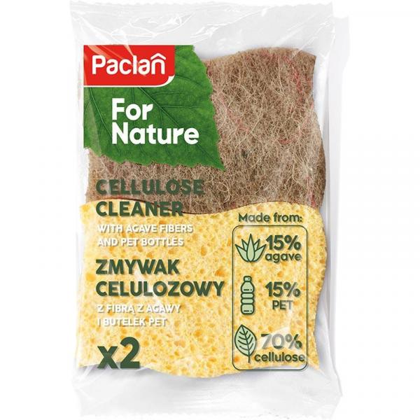 Paclan Nature zmywak celulozowy z fibrą z agawy 2szt.
