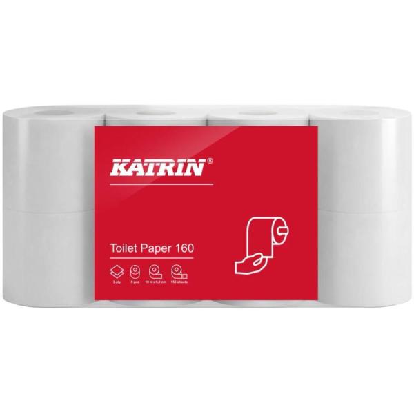 Katrin papier toaletowy 112966, 2-warstwowy, 8 sztuk