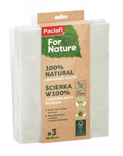 Paclan Nature ścierki z włókien kukurydzy 38x35cm 3 sztuki
