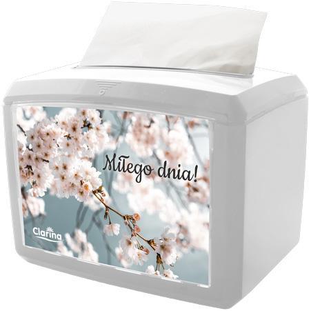 Clarina dyspenser do serwetek Biały
