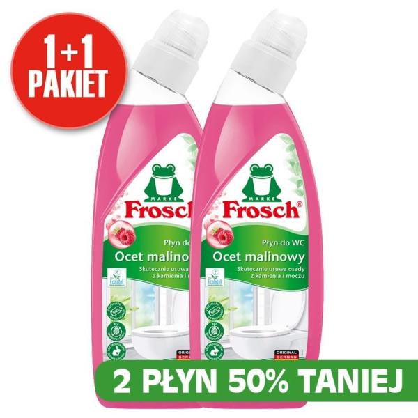 Frosch płyn do wc DUOPACK 2x750ml Malinowy