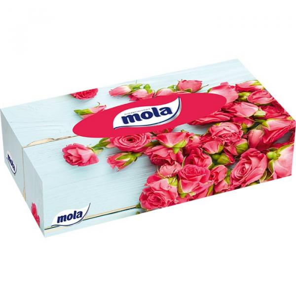 Mola chusteczki higieniczne w kartoniku dwuwarstwowe 70 sztuk