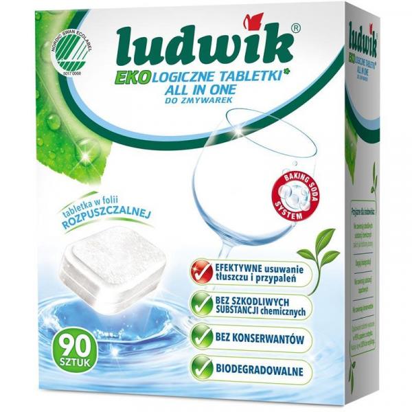 Ludwik ekologiczne tabletki do zmywarek All In One 90szt.

