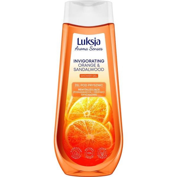 Luksja żel pod prysznic Aroma Senses 500ml Pomarańcza i Drzewo Sandałowe