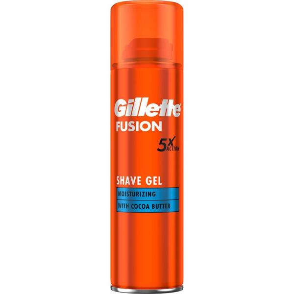 Gillette Fusion 5 żel do golenia męski 200ml Moisturizing Cocoa Butter 