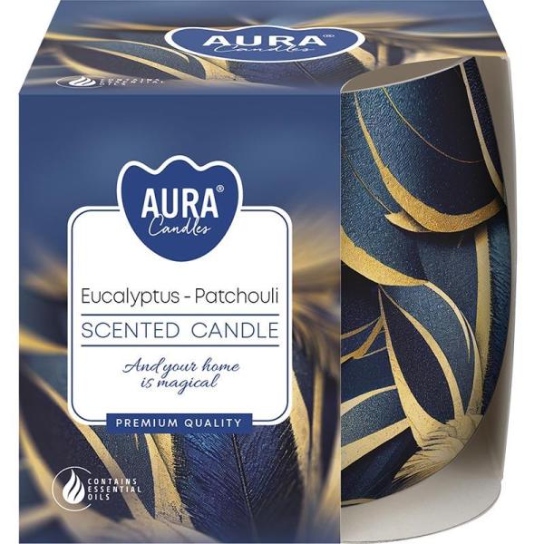 Bispol Aura świeca zapachowa sn71S-60 Eucalyptus – Patchouli 