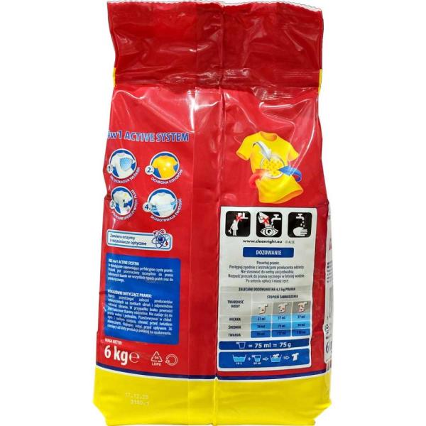 Rex proszek do prania 6kg Kolor folia