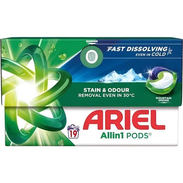 Ariel All In 1 Pods kapsułki piorące 19szt. Mountain Spring