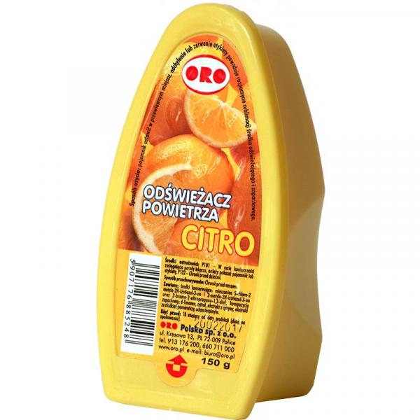 ORO odświeżacz powietrza w żelu cytrynowy 150g