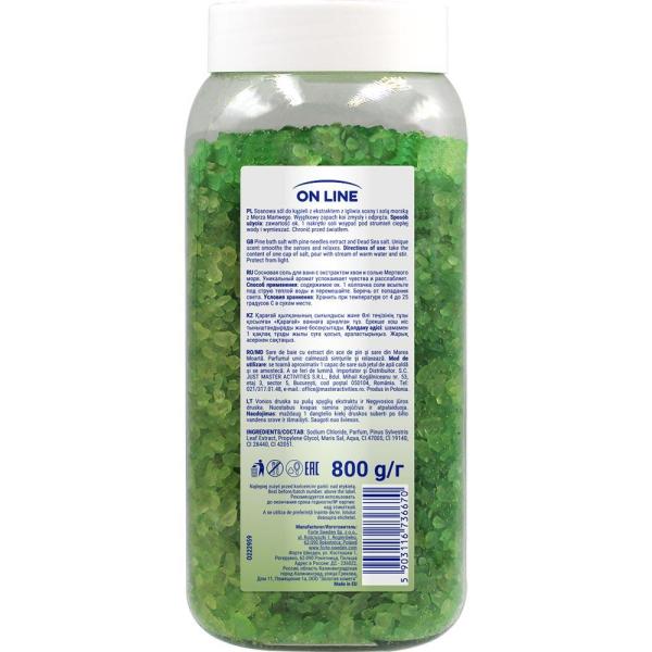 On Line sól do kąpieli 800g Sosna

