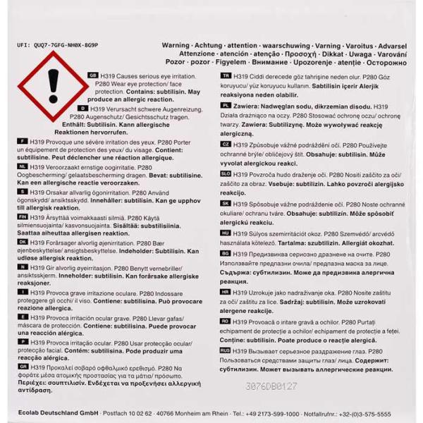 Ecolab Eco-Clin tabletki do zmywarki 200 sztuk