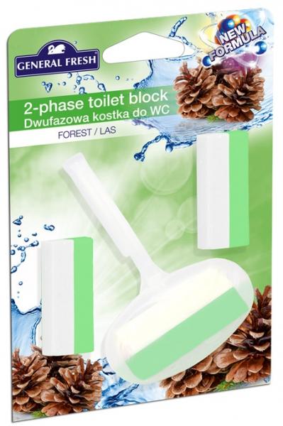 General fresh 2-fazowa kostka do wc + 2 zapasy Leśna