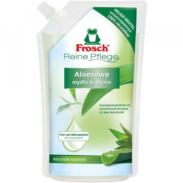 Frosch mydło w płynie 500ml Aloes ZAPAS