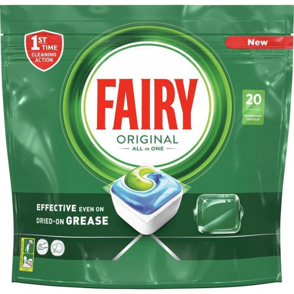 Fairy All In One kapsułki do zmywarki Original 20 sztuk
