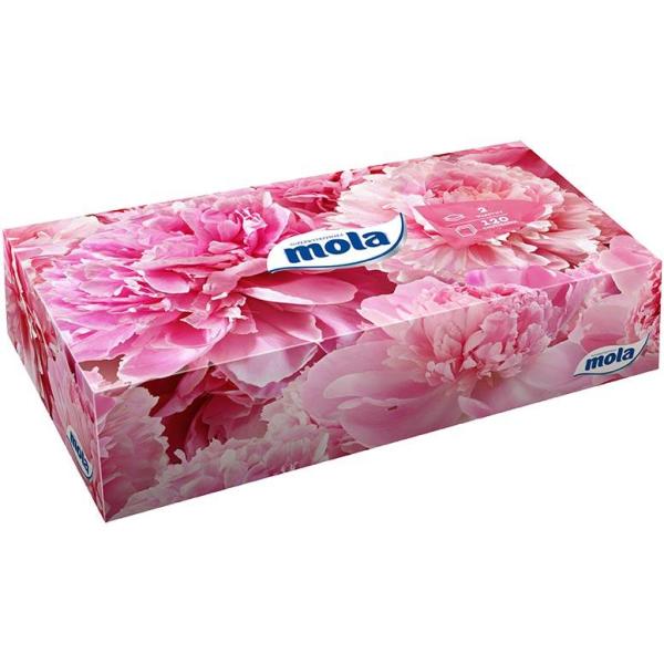 Mola chusteczki higieniczne w kartoniku dwuwarstwowe 120 sztuk
