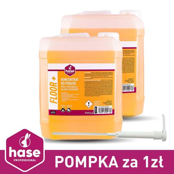 Hase Pakiet 2 x koncentrat do podłóg FLoor+ 9592 10L