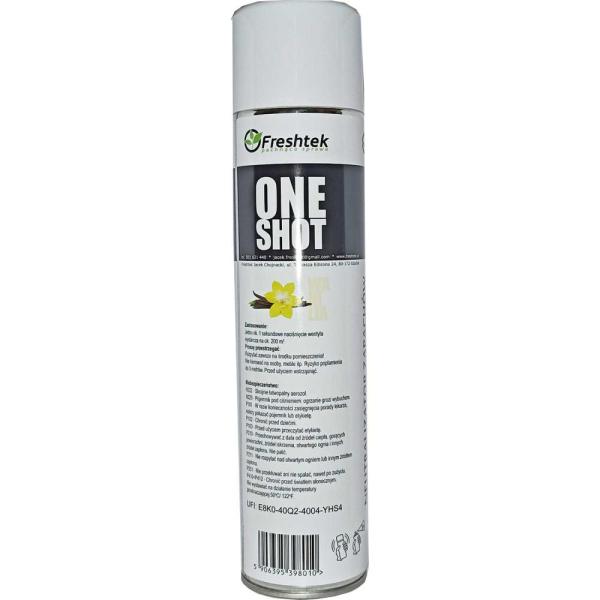 Freshtek One Shot neutralizator powietrza 600ml Wanilia
