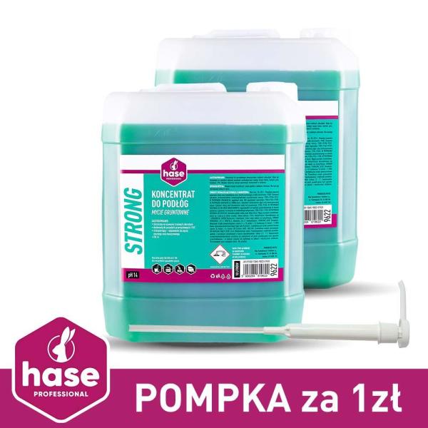 Hase Pakiet 2x koncentrat do podłóg Strong 9622 10L