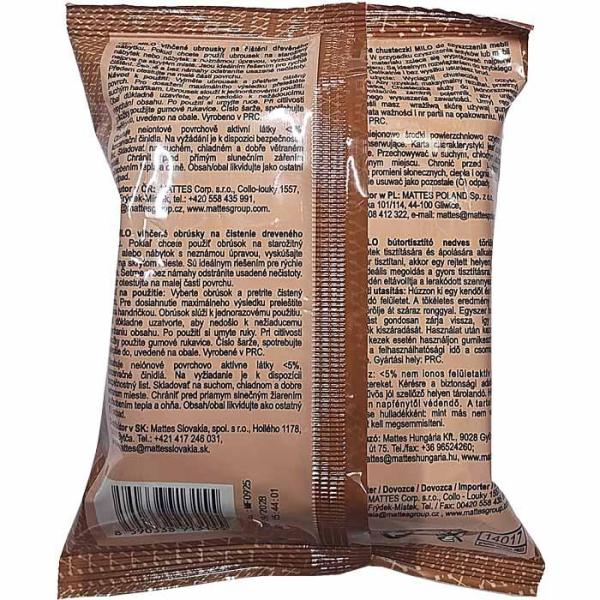 Mattes Furniture chusteczki nawilżane do mebli 25 sztuk