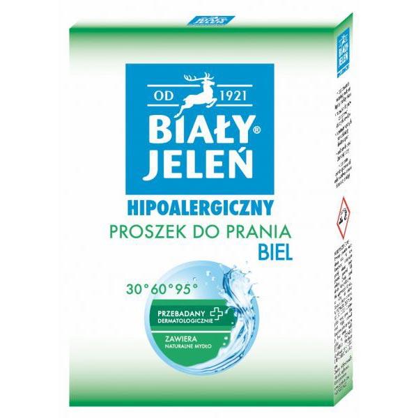Biały Jeleń proszek hipoalergiczny 500g do białego